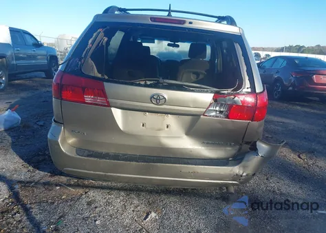 2004 Toyota Sienna Ce/Le из США, поврежденный, VIN 5TDZA23C74S087436